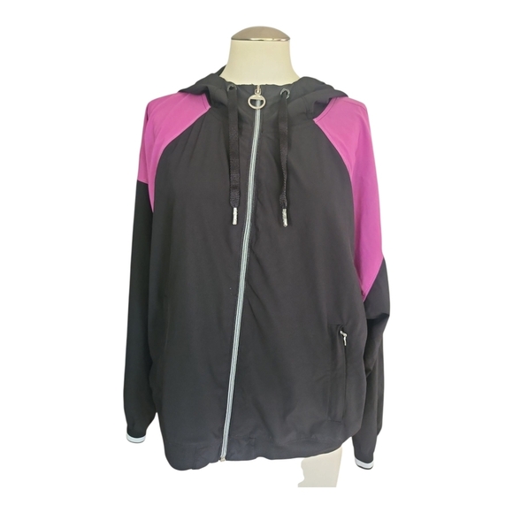 Calvin Klein Jackets & Blazers - Calvin Klein Black & Pink Bomber Jacket  Stylish & Versatile
